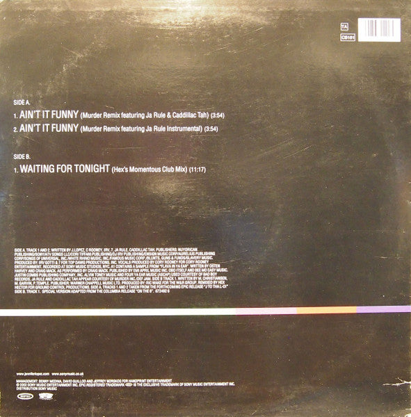 Release: Ain't It Funny (Remix)-Vinyl-UK-2002-672492 6-1865032