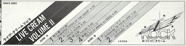 Live Cream Volume II