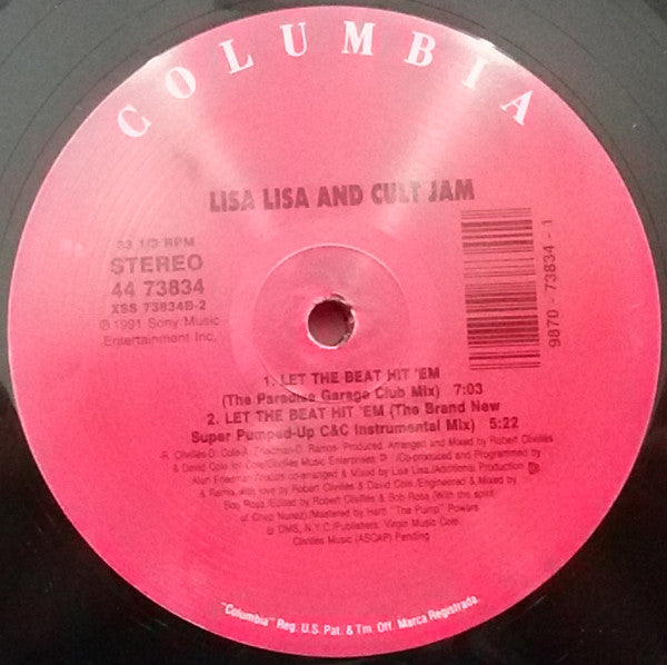 Master Release: Let The Beat Hit 'Em by Lisa Lisa & Cult Jam
