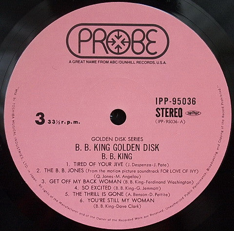 B. B. King Golden Disk