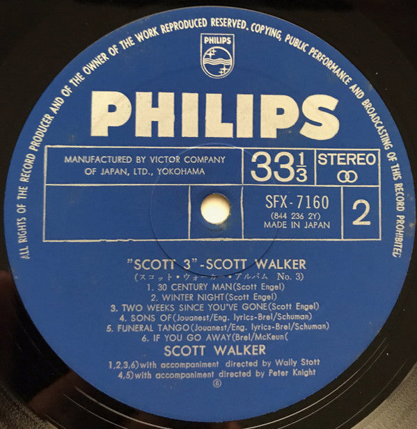 Scott 3 = スコット・ウォーカー・アルバム No.3