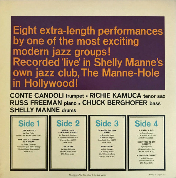 Live! Shelly Manne & His Men At The Manne Hole