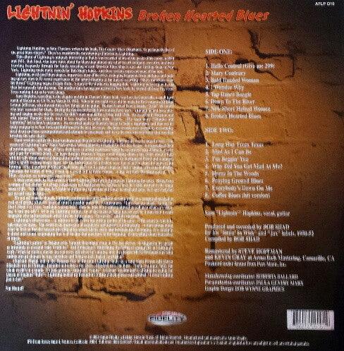 Master Release: Broken Hearted Blues (Original 1950 - 1952 Blues Masterpieces) by Lightnin' Hopkins