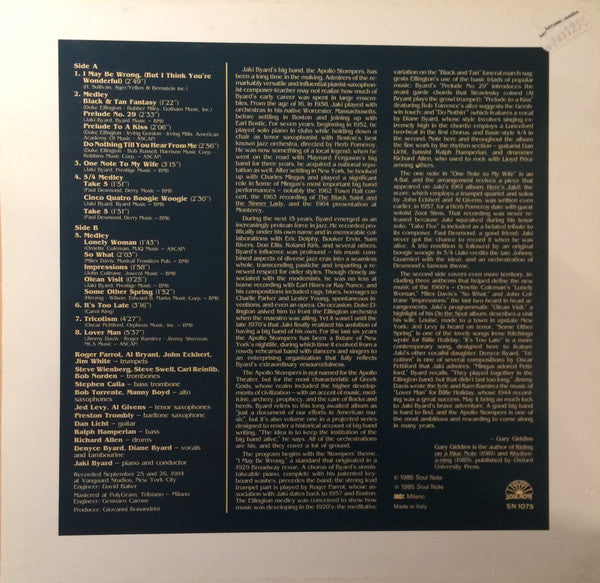 Release: Phantasies-Vinyl-Italy-1985-SN 1075-2123561