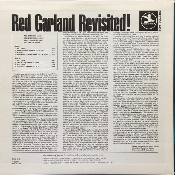 Red Garland Revisited!