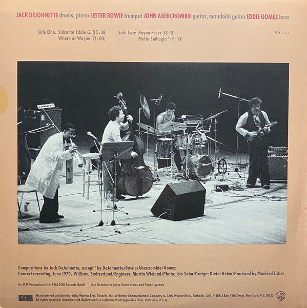 Master Release: New Directions In Europe by Jack DeJohnette