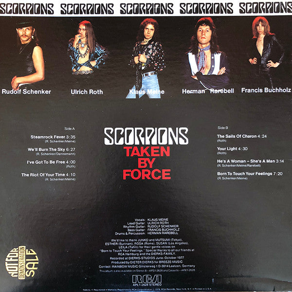 Release: Taken By Force-Vinyl-US-1977-APL1-2628-2968844