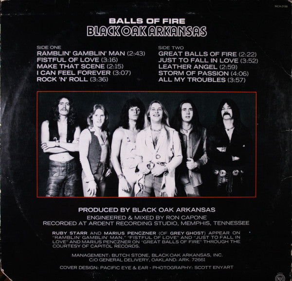 Release: Balls Of Fire-Vinyl-US-1976-MCA-2199-2534889