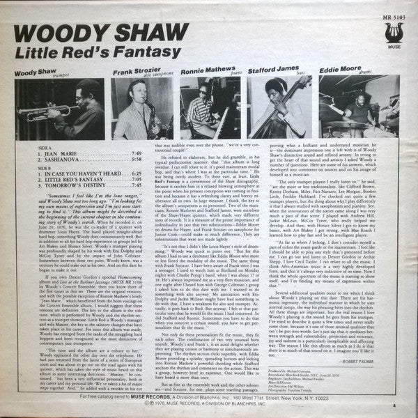 Master Release: Little Red's Fantasy by Woody Shaw
