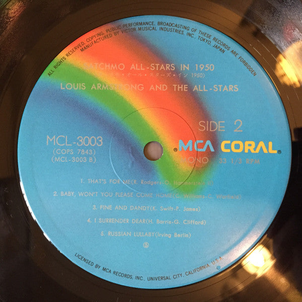 Satchmo All-stars In 1950