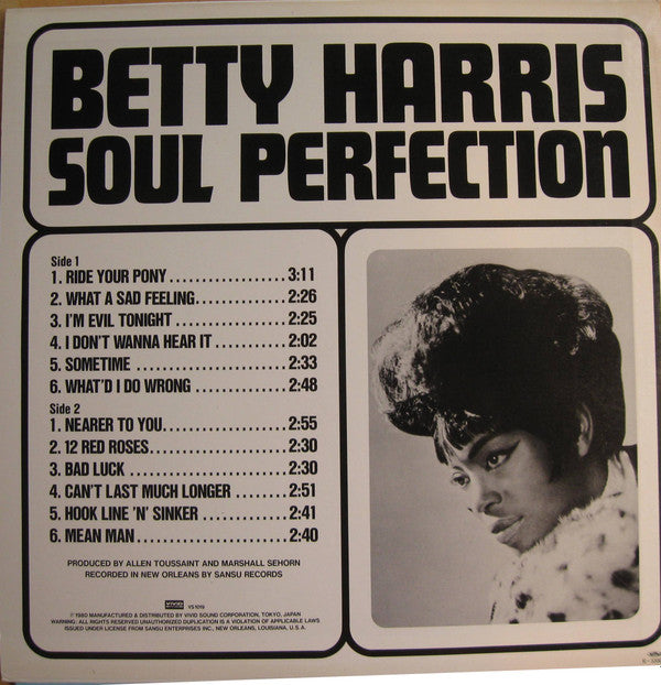 Master Release: Soul Perfection by Betty Harris
