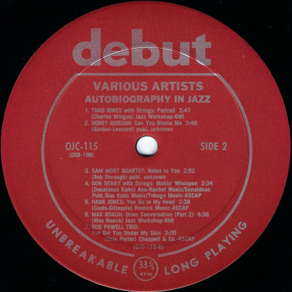Autobiography In Jazz