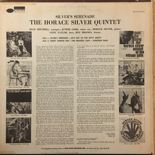 Release: Silver's Serenade-Vinyl-US-1973-BST 84131-4362058