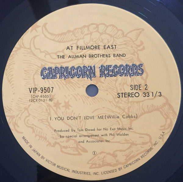 The Allman Brothers Band At Fillmore East