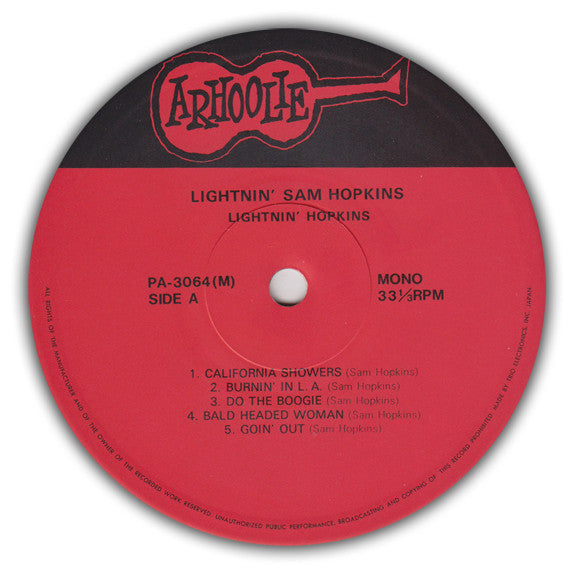 Release: Lightnin' Sam Hopkins-Vinyl-Japan-None-PA-3064, PA-3064-4761983