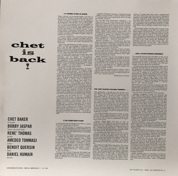 Chet Is Back!