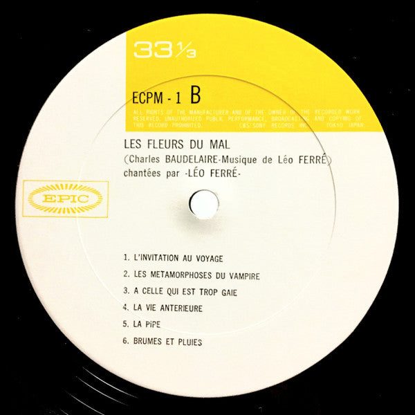 Les Fleurs Du Mal Chantées Par Léo Ferré