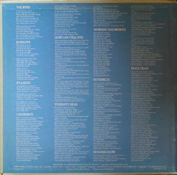 Release: Teaser And The Firecat-Vinyl-US-1971-SP 4313, SP-4313-6254090