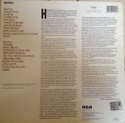 Release: Elvis Presley Sings Leiber & Stoller-Vinyl-Europe-1984-NL 89099-4888782