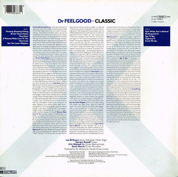 Release: Classic-Vinyl-Europe-1988-064 7 90383 1-2531778
