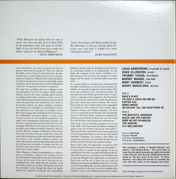 Release: Recording Together For The First Time-Vinyl-US-1999-SR52074, SR52074-2106157
