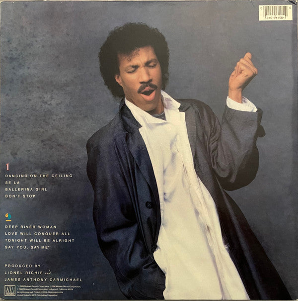 Release: Dancing On The Ceiling-Vinyl-US-1986-6158ML-5790116