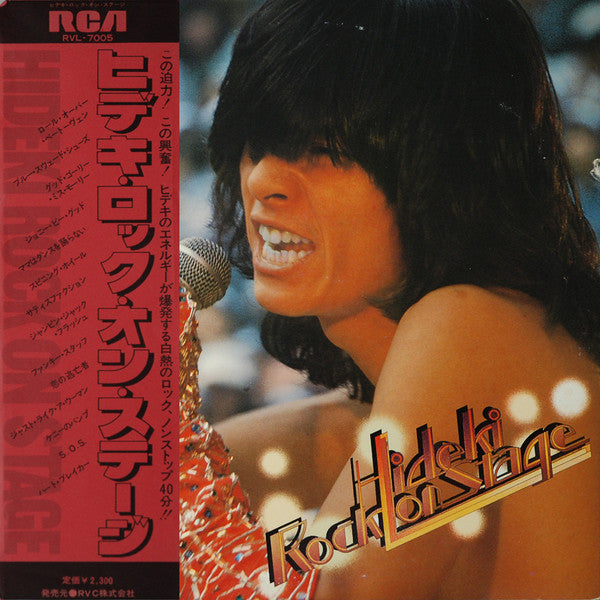 Hideki Rock On Stage