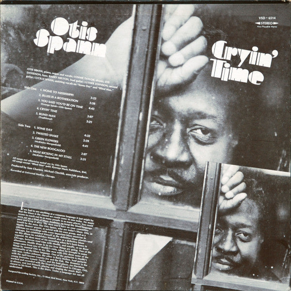 Master Release: Cryin' Time by Otis Spann