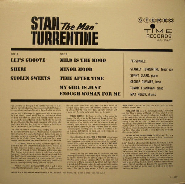 Stan "The Man" Turrentine