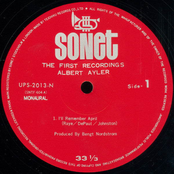 The First Recordings