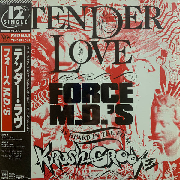 Release: Tender Love-Vinyl-Japan-1986-12AP 3161-5031145