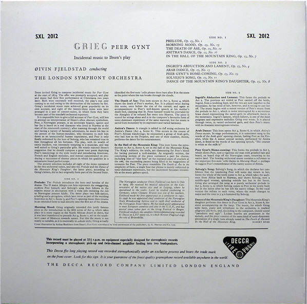 Incidental Music To Ibsen's Play