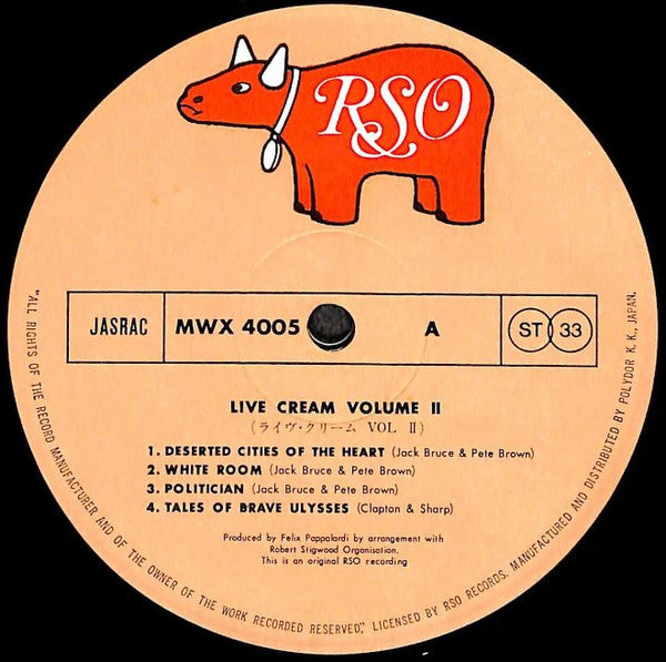 Live Cream Volume II