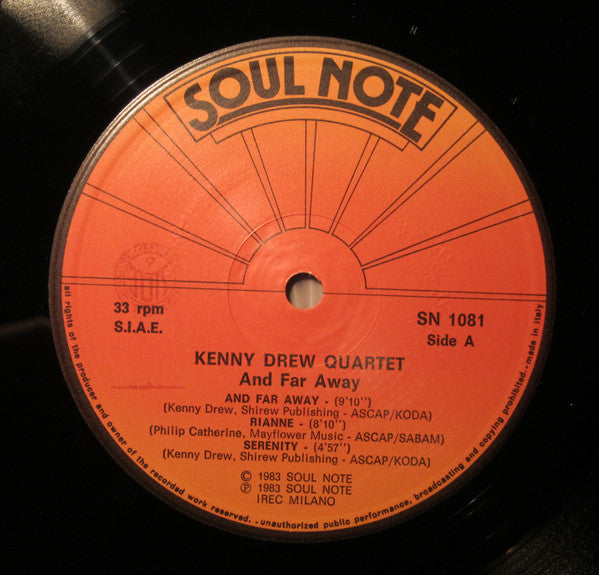 Master Release: And Far Away by Kenny Drew Quartet