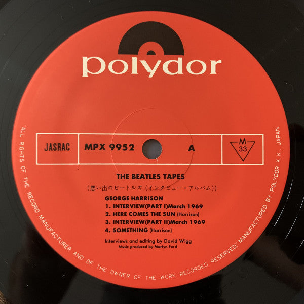 The Beatles Tapes From The David Wigg Interviews