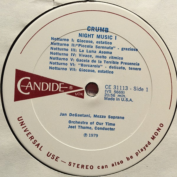 Night Music I / Eclat / Fire Fragile Flight / Surabaya Johnny