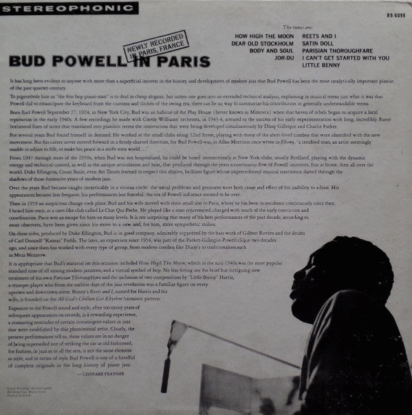 Bud Powell In Paris