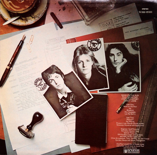 Release: Band On The Run-Vinyl-Netherlands-1978-5C 062-05503-4925566