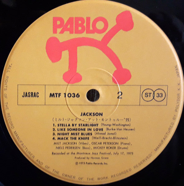 The Milt Jackson Big 4 At The Montreux Jazz Festival 1975