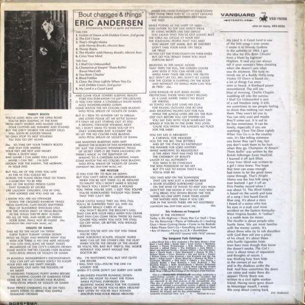 Release: 'Bout Changes & Things-Vinyl-US-1966-VSD 79206-2681426