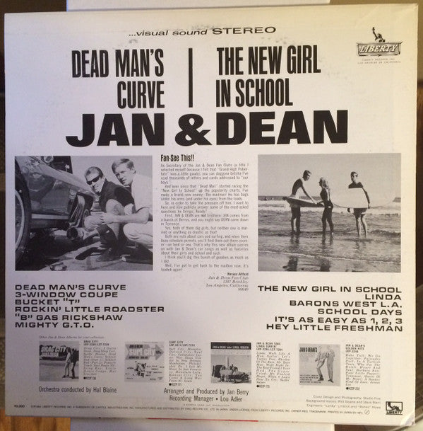 Release: Dead Man's Curve / The New Girl In School-Vinyl-Japan-1982-K22P-233-8733447