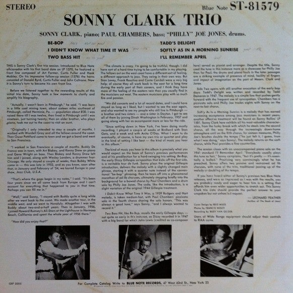 Sonny Clark Trio