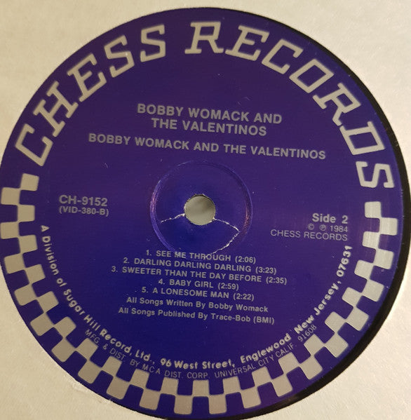 Bobby Womack And The Valentinos