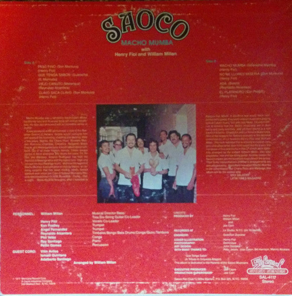 Release: Macho Mumba-Vinyl-US-1977-SAL-4117-9085485