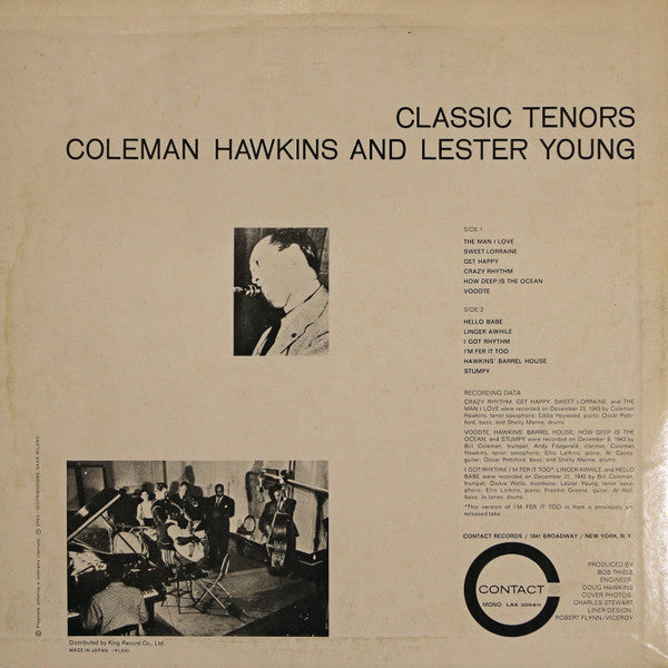 Release: Classic Tenors-Vinyl-Japan-1975-LAX 3064-3393801