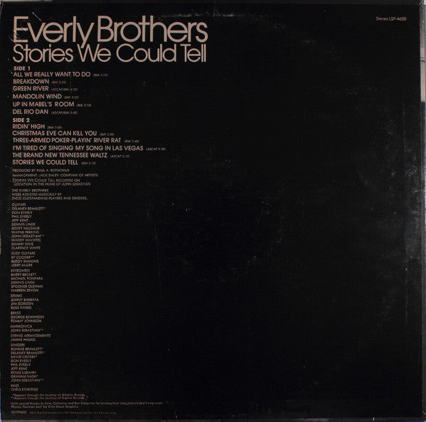 Release: Stories We Could Tell-Vinyl-US-1972-LSP-4620, 5/LSP4620-3272823