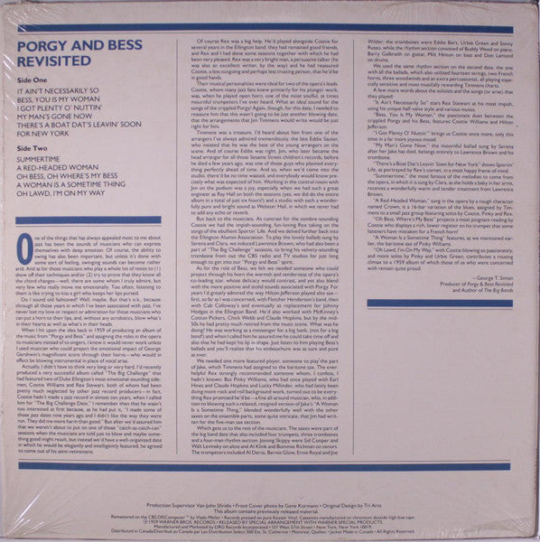 Release: Porgy & Bess Revisited-Vinyl-USA & Canada-None-SW 8414, SW8414-6872056
