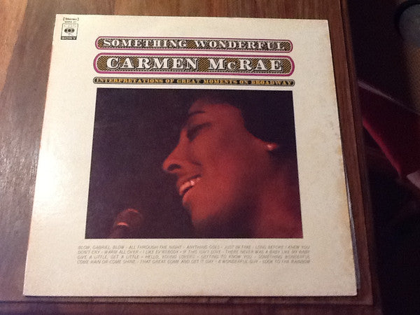 Master Release: Something Wonderful by Carmen McRae