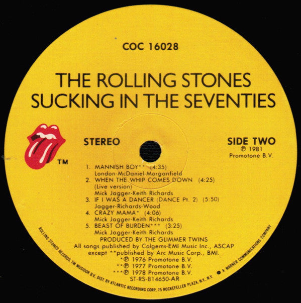Sucking In The Seventies