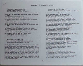 Really! The Country Blues 1927-1933